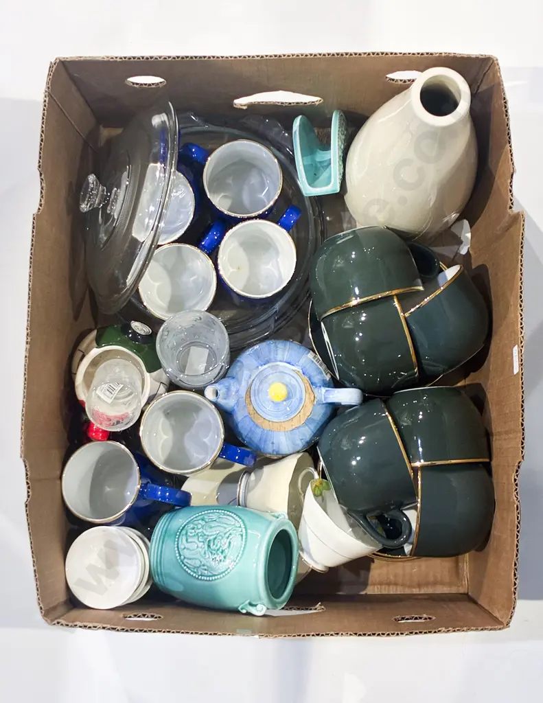 Box Qty of Assorted China Etc. Image 1++