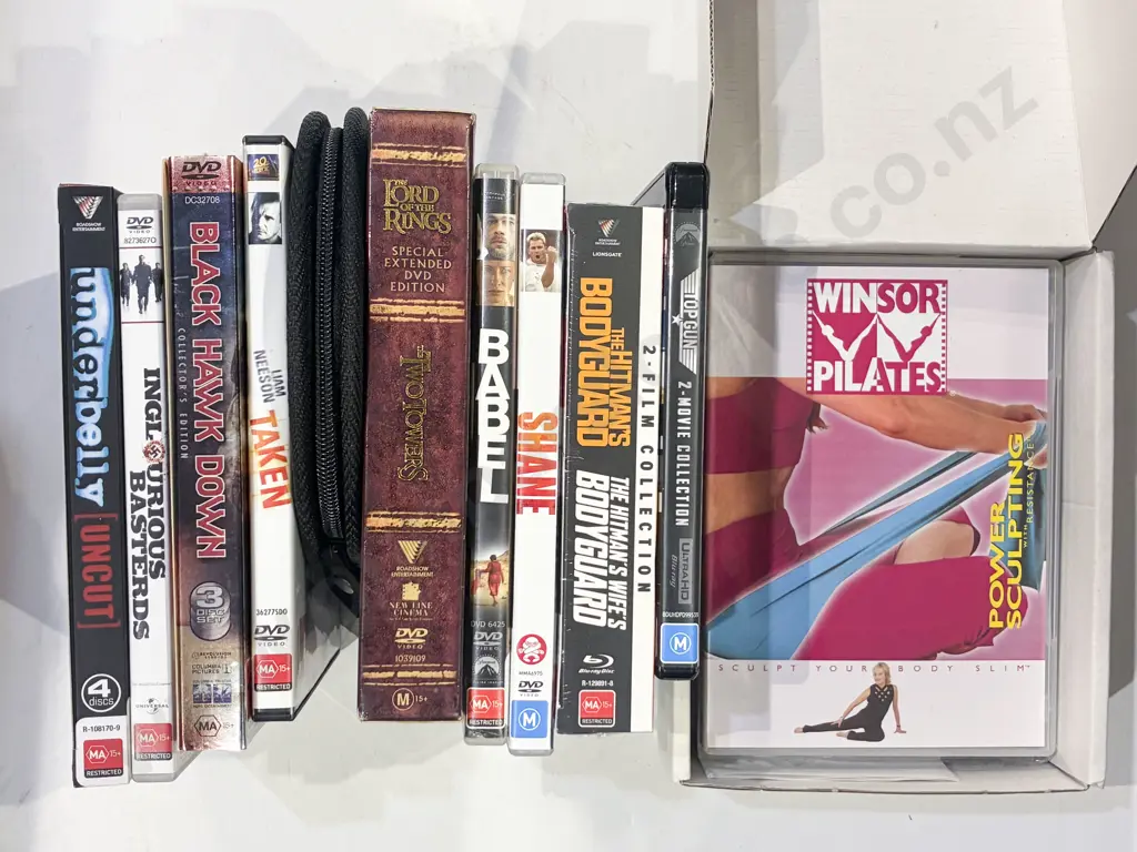 Boxed Qty of Assorted CD's and DVD's Image 1++