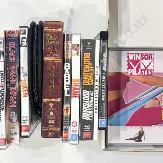 Boxed Qty of Assorted CD's and DVD's