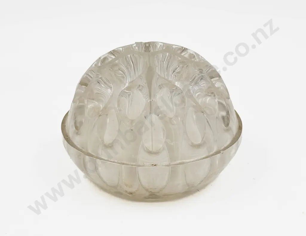 Vintage Glass Flower Frog Image 1++