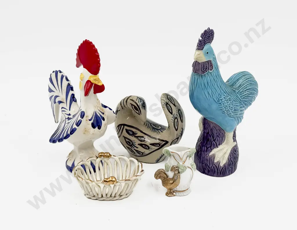 Three Assorted Bird Ornaments Etc Image 1++