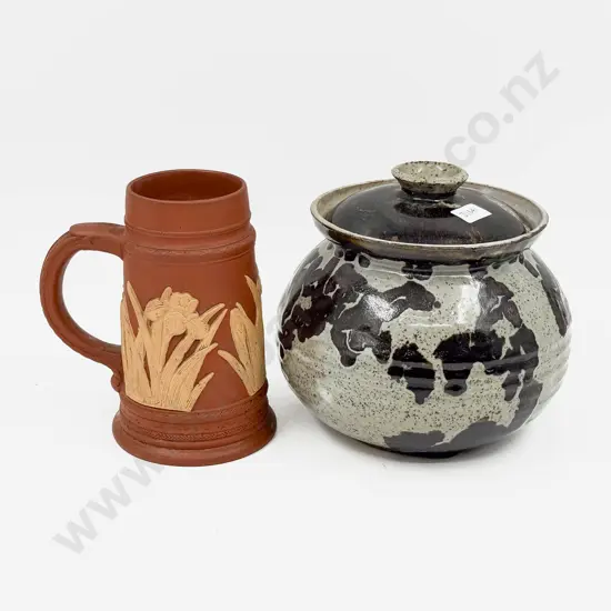 Dorine Blumhardt Lidded Pottery Vessel