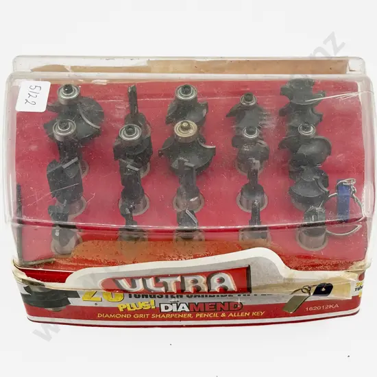 Cased 20 Piece Router Bit Set