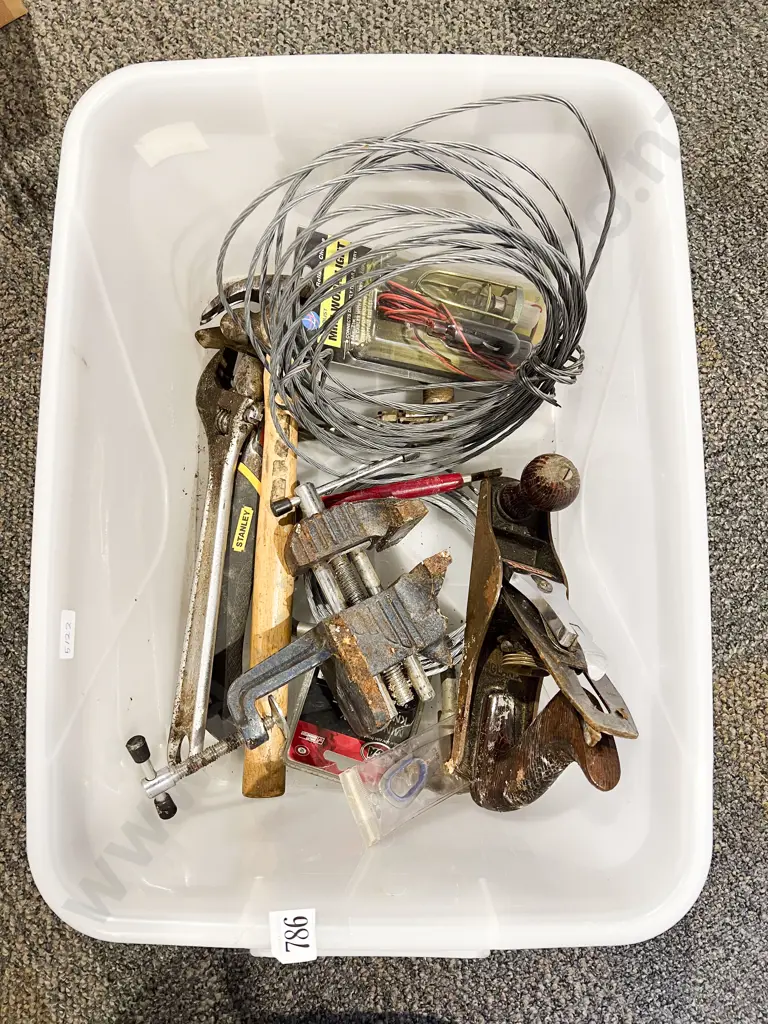 Box Qty of Assorted Tools Including Stanley Plane Image 1++