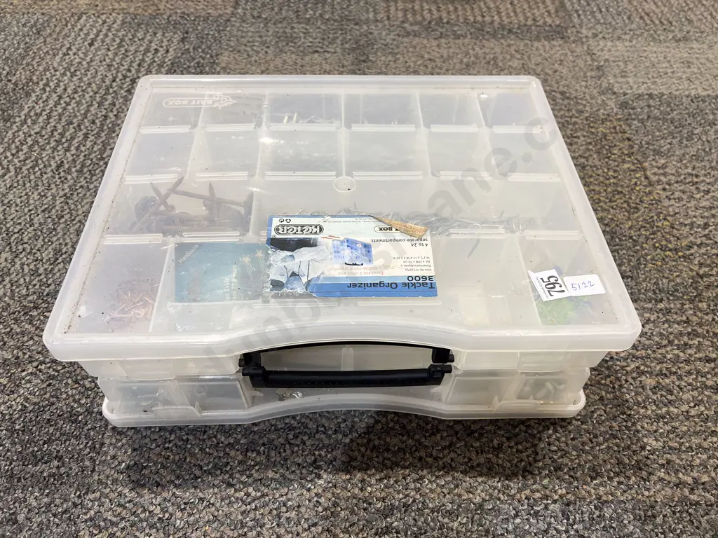 Two Plastic Multi Section Organisers Image 1++