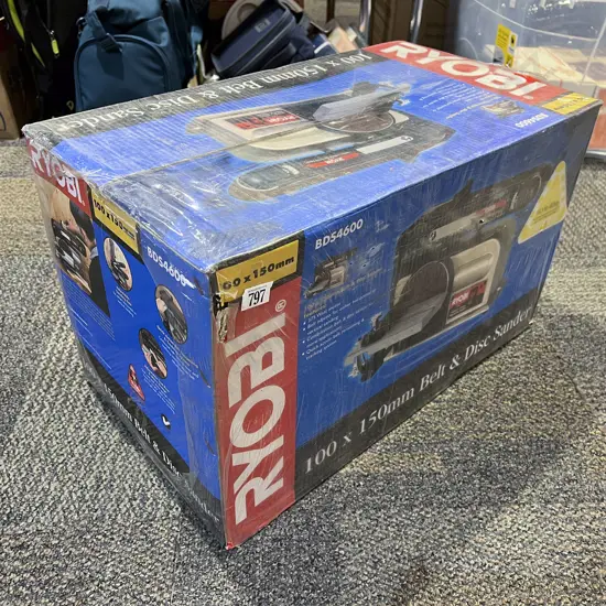 'As New' RYobi Boxed Belt and Disk Sander