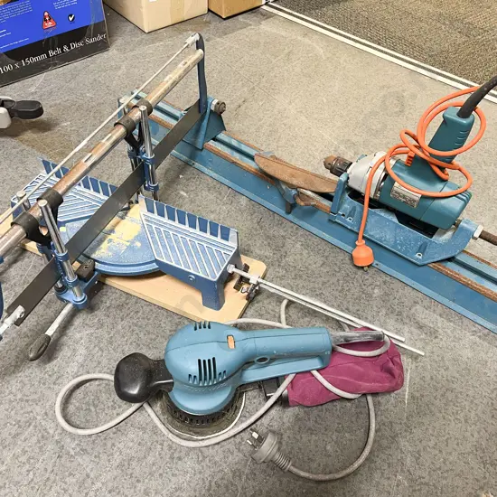 Mitre Saw Together with Black and Decker Mitre Drill and Other