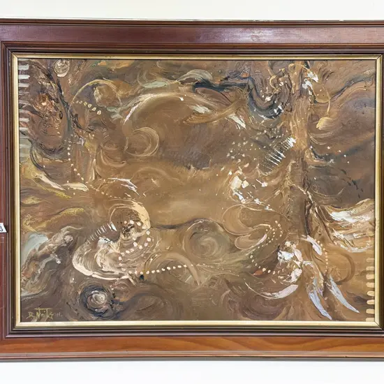 DR Nielson - Abstract Oil on Board