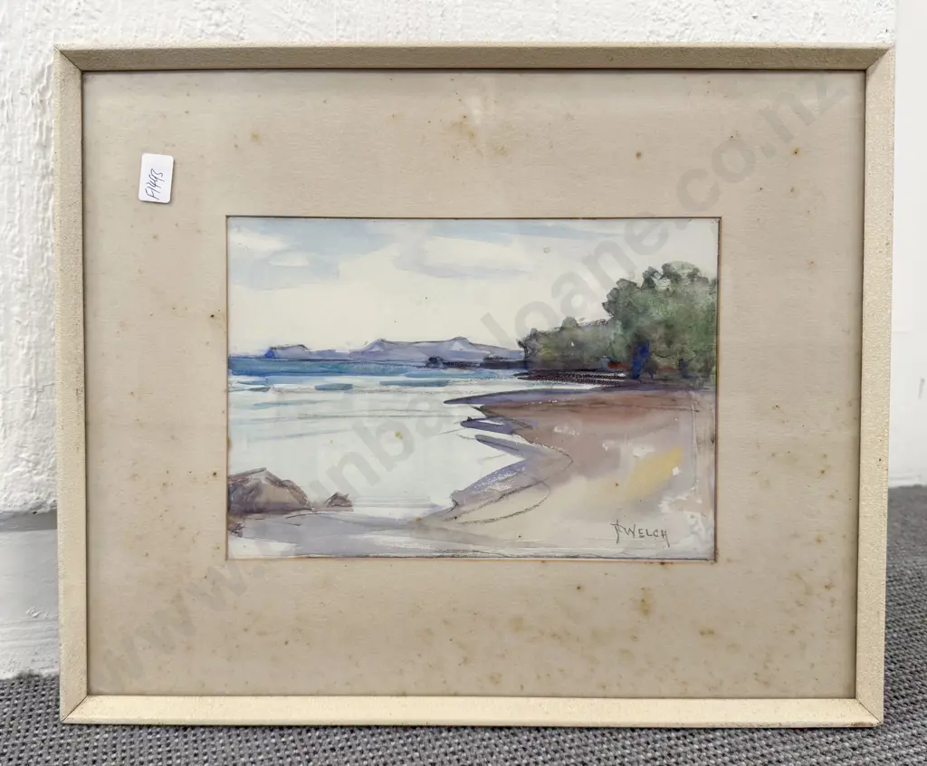 Nugent Welch - Beach - Collingwood - Watercolour Image 1++
