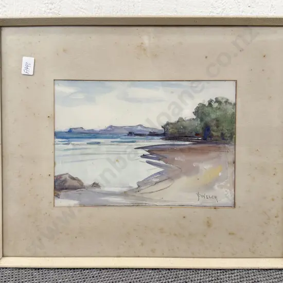 Nugent Welch - Beach - Collingwood - Watercolour
