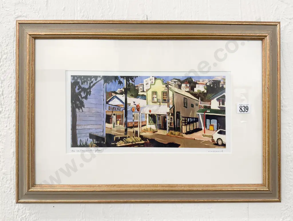 Michael McCormack - "Aro Valley Wellington" Signed Print Image 1++