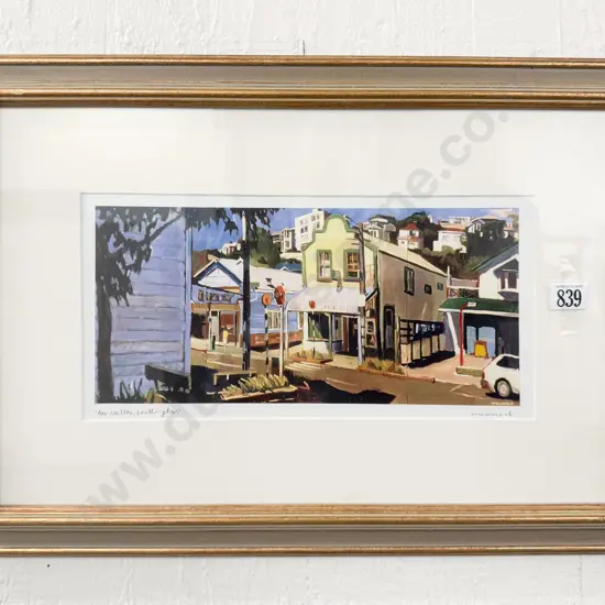 Michael McCormack - "Aro Valley Wellington" Signed Print