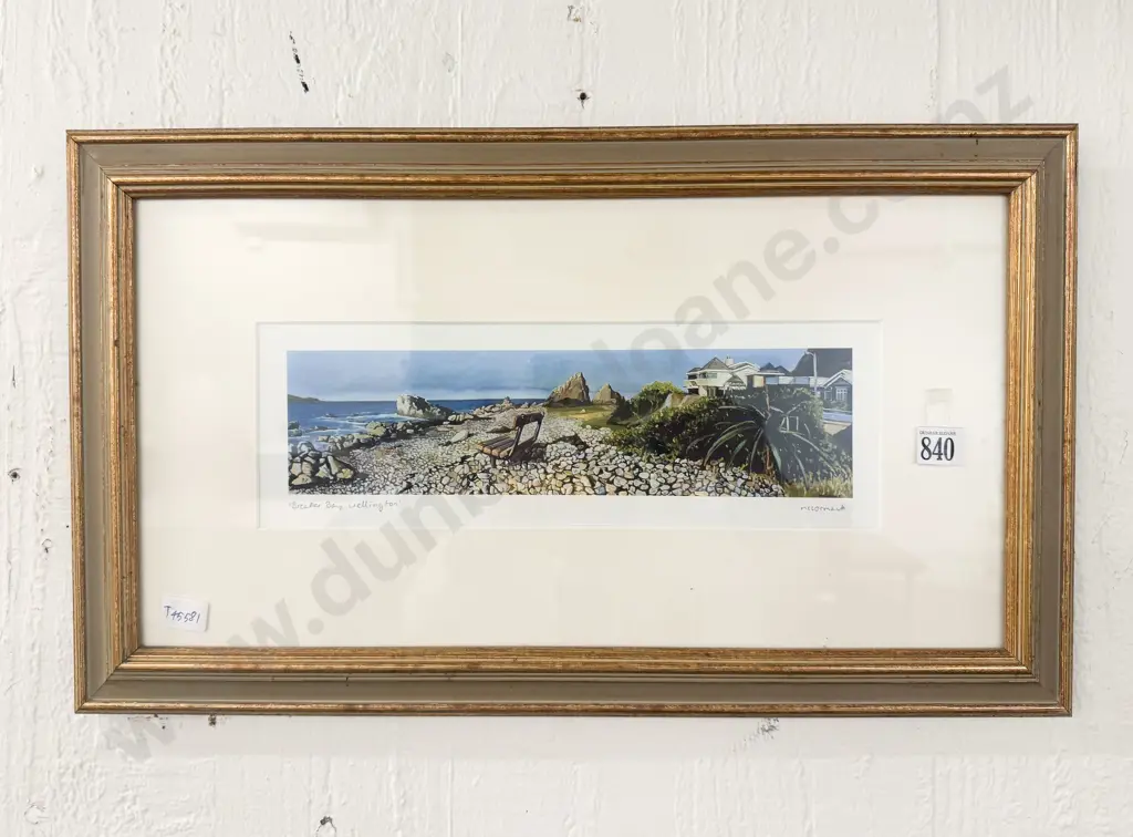 Michael McCormack - "Breaker Bay Wellington" Signed Print Image 1++