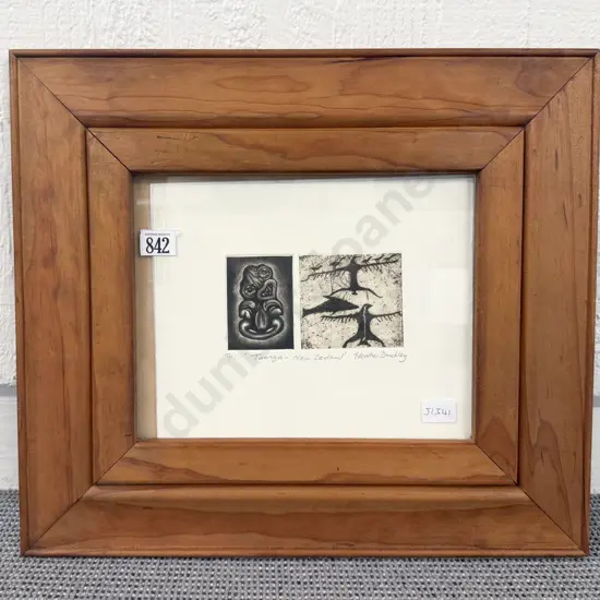 Heather Dunckley - "Taonga New Zealand" Etching