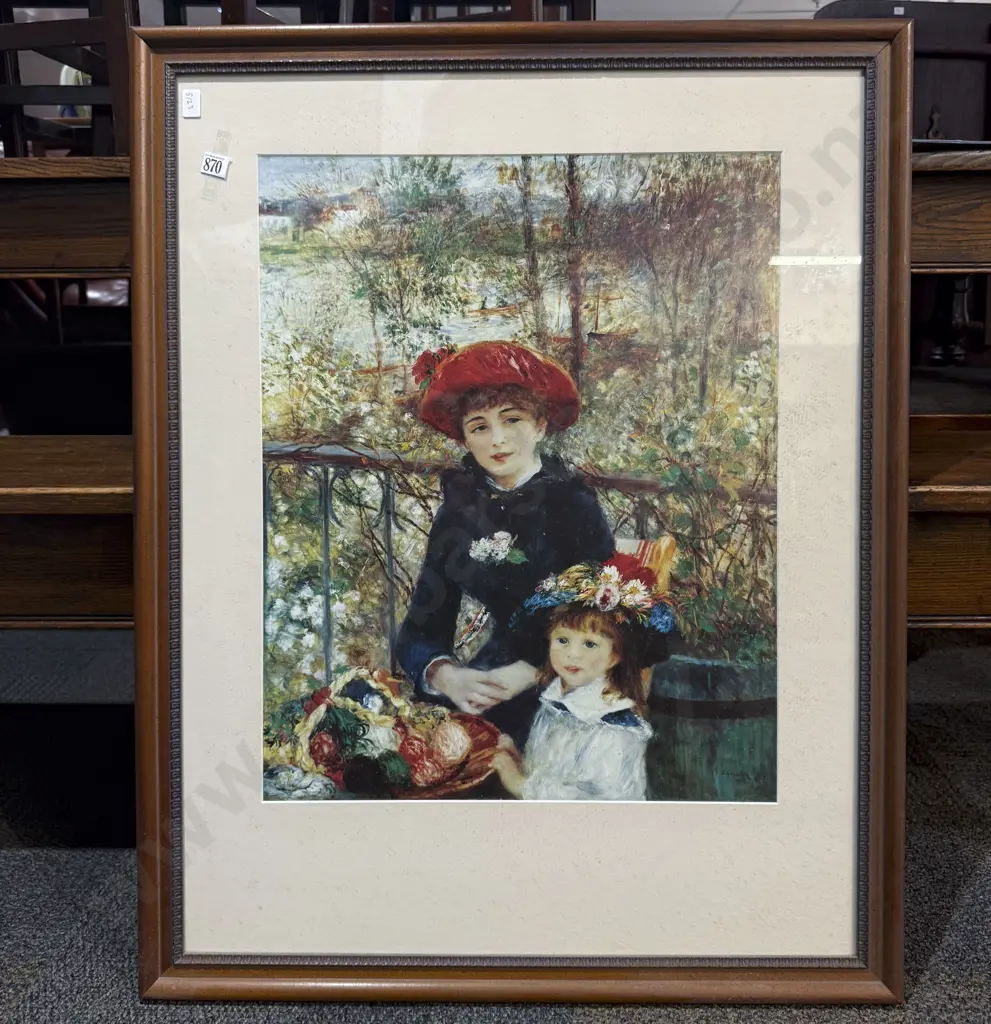 Renoir - "On The Terrace" Print Image 1++