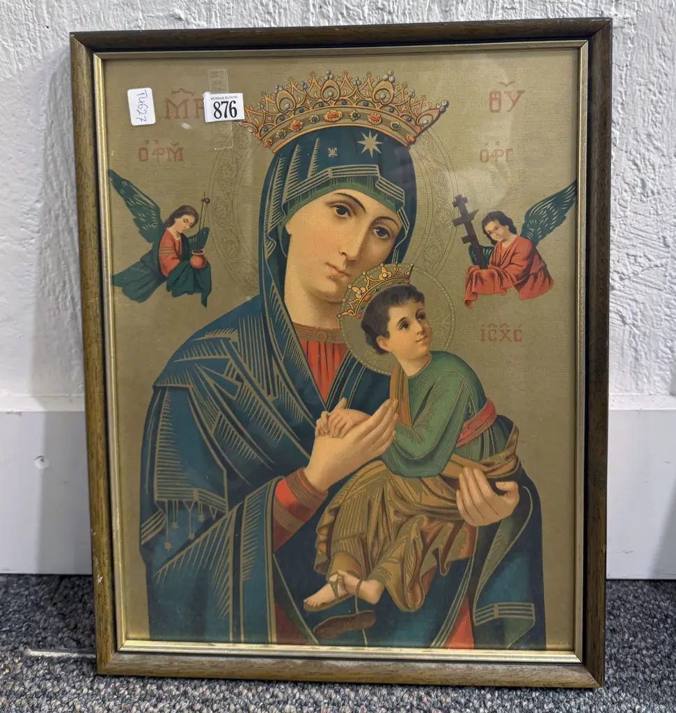 Framed Religious Print Image 1++