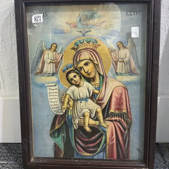 Framed Ecclesiastical and Mixed Media