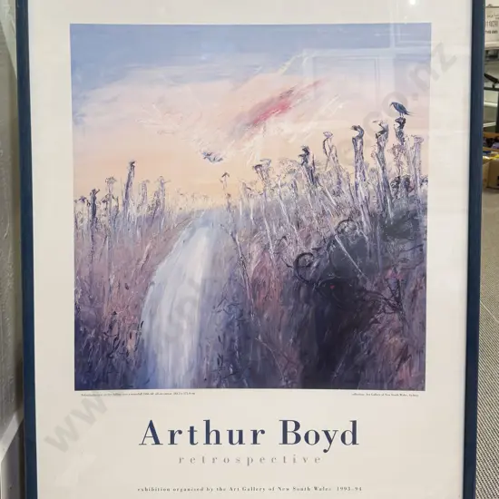 Arthur Boyd Exhibition Print Together with Other Print