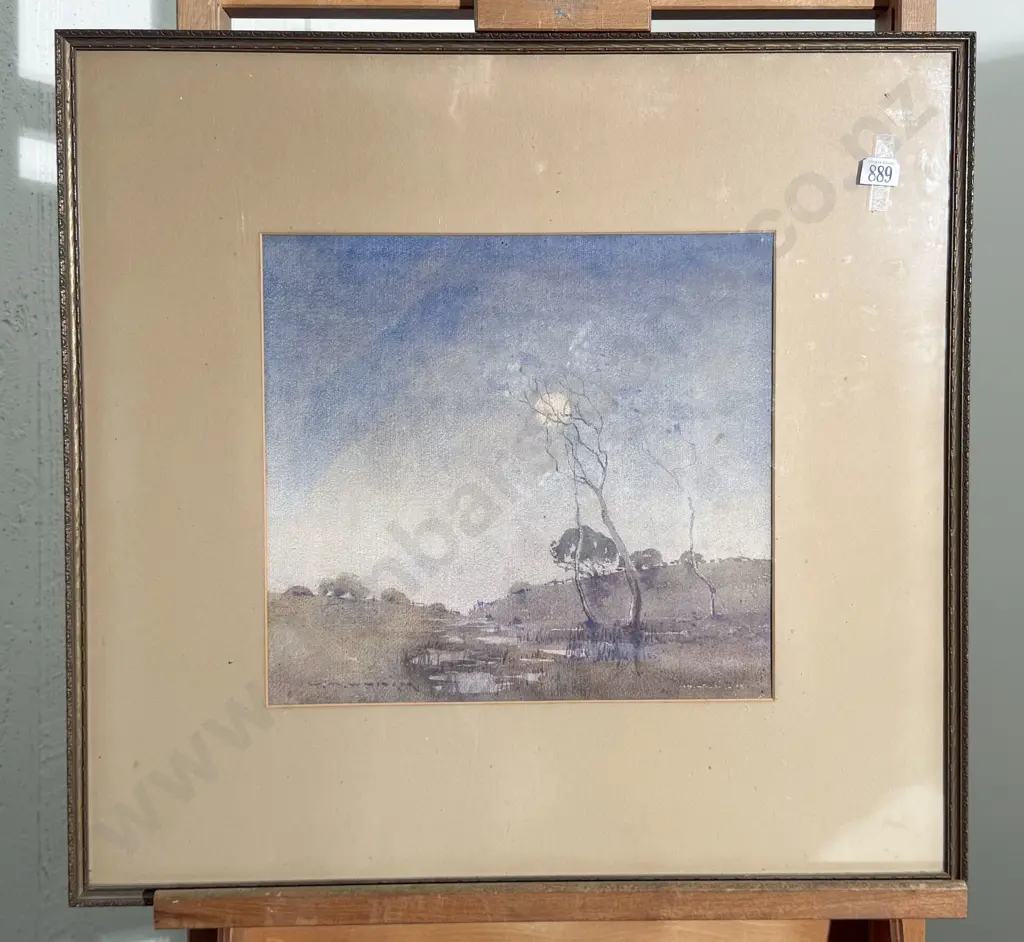 W.M. Whitney - "Blue Twilight" Watercolour Image 1++