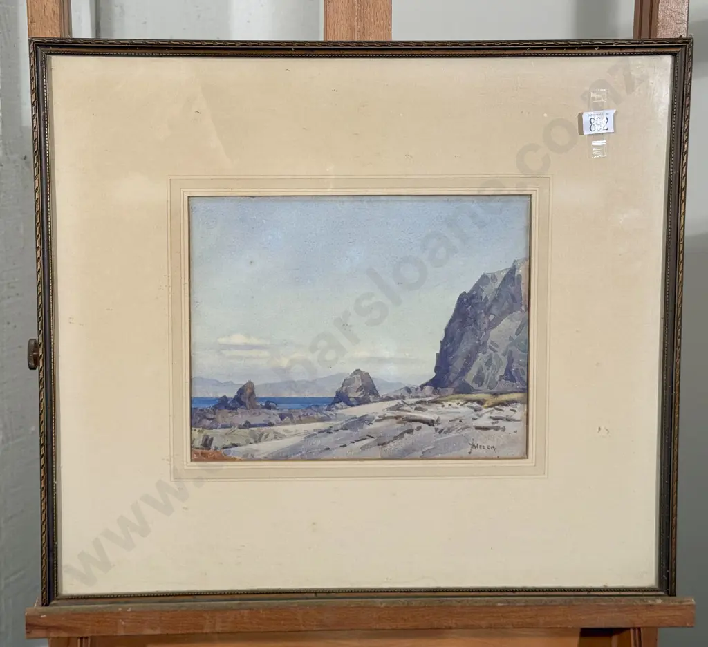 Nugent Welch - "Wellington South Coast Landscape" Watercolour Image 1++