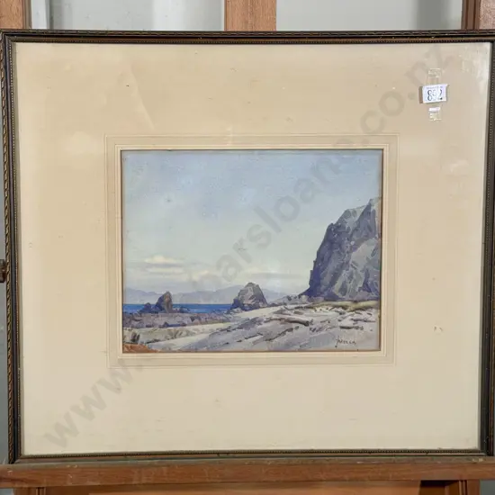 Nugent Welch - "Wellington South Coast Landscape" Watercolour