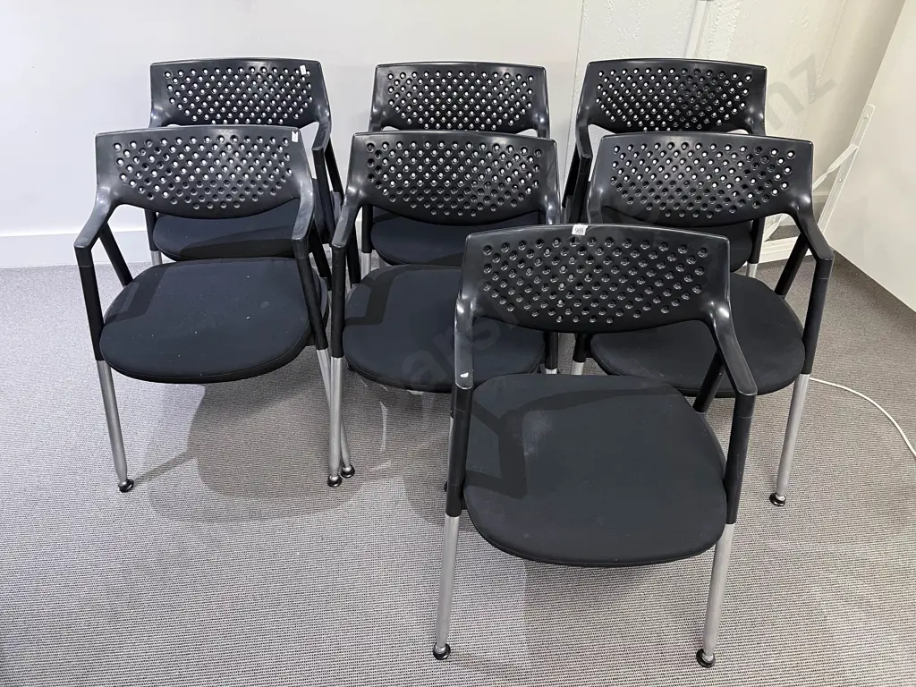 Seven Bitra Designed Modern Arm Chairs Image 1++
