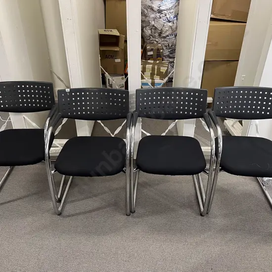 Four Bitra Visavi Chairs Designed by Antonio Cittero and Glen Oliver Low