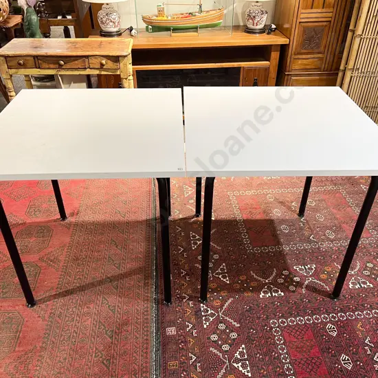 Pair of Modern Square Side Tables