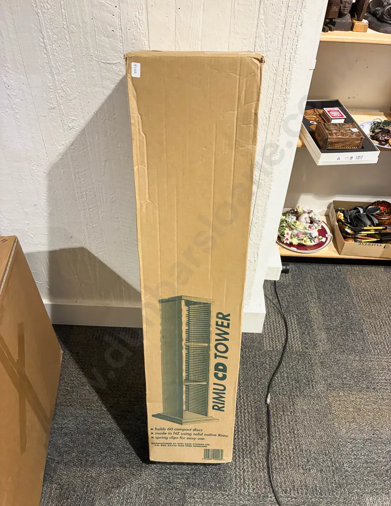 Boxed 'As New' Rimu CD Tower Image 1++