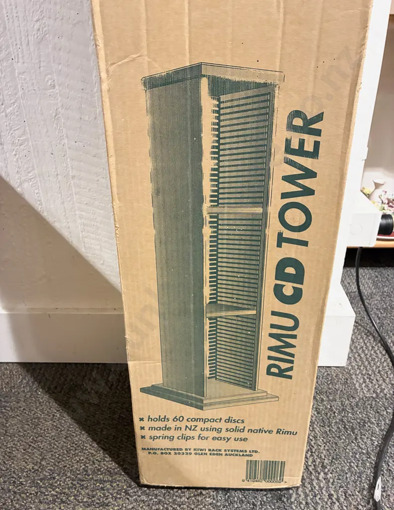 Boxed 'As New' Rimu CD Tower Image 1++