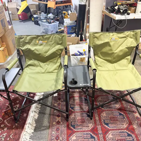 Oztrrail RV Chair and Pair of Oztrail Folding Chairs