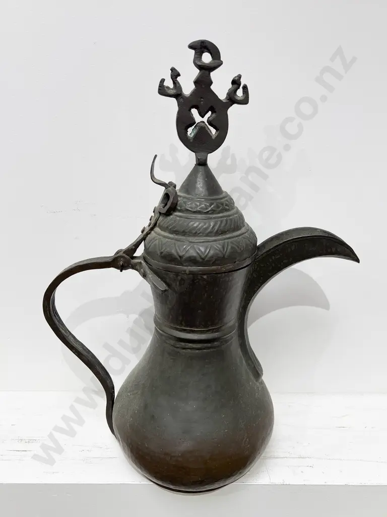 Large Middle Eastern Coffee Pot Image 1++