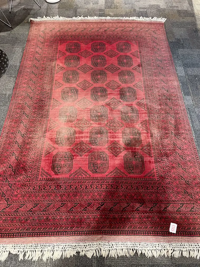 Large Afghan Turkoman Floor Rug Image 1++