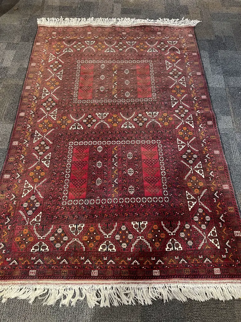 Large Afghan Turkoman Floor Rug Image 1++