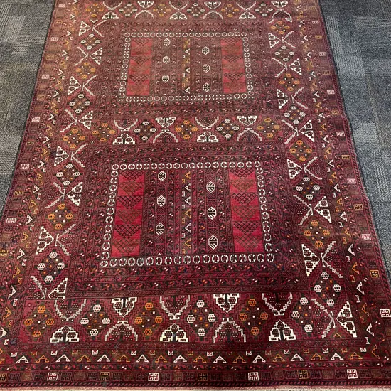 Large Afghan Turkoman Floor Rug