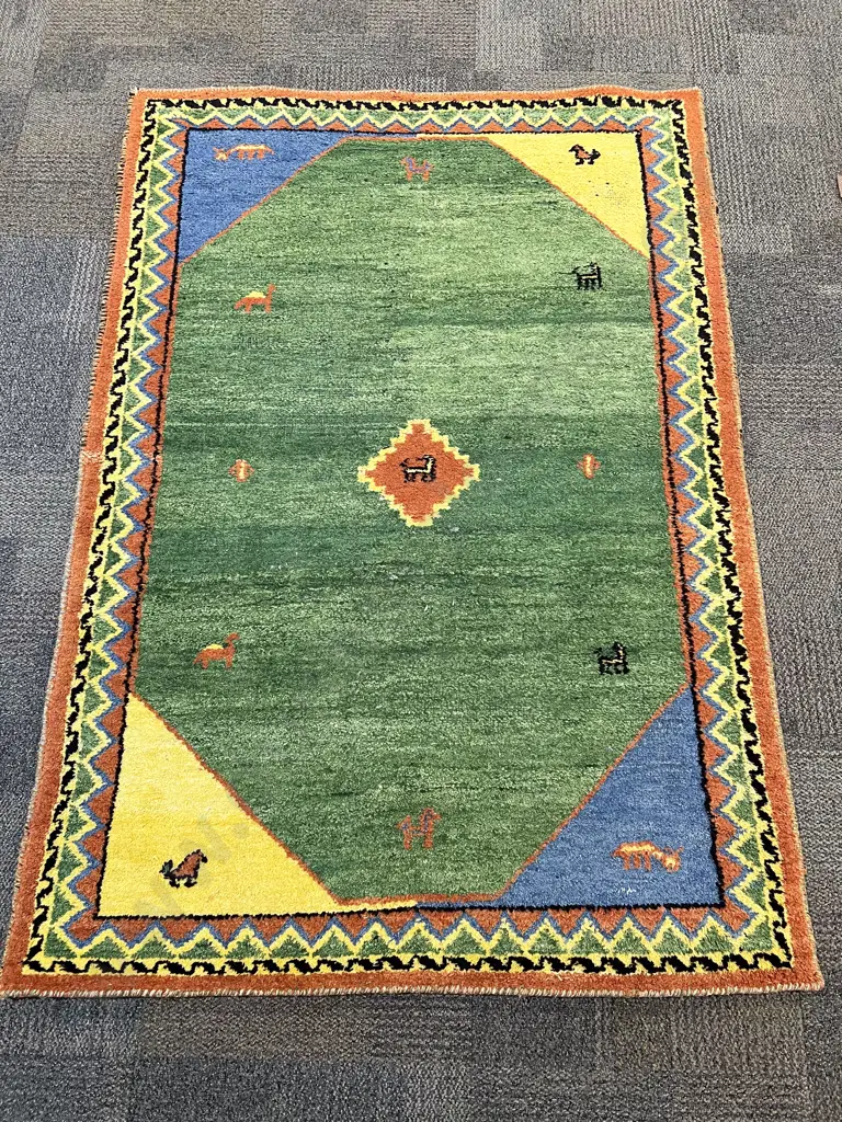 Woolen Bokhara Hand Knotted Floor Rug Image 1++