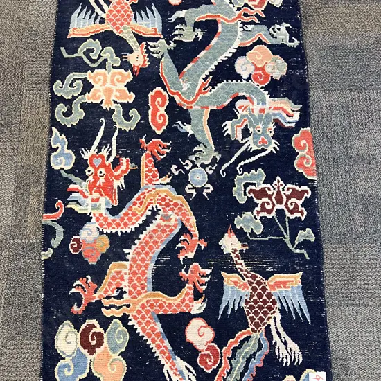 Mongolian Vintage Floor Rug