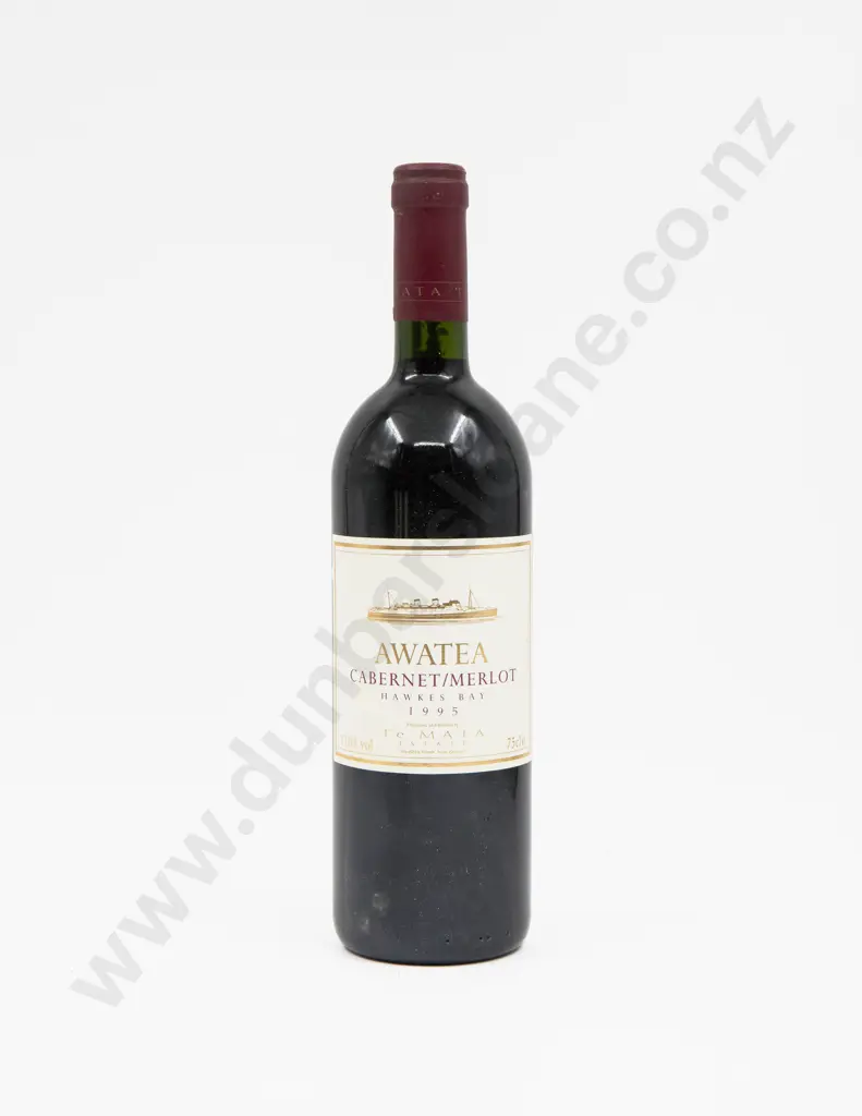 1 Bottle NZ 1995 Te Mata Estate Awatea Cabernet Merlot Image 1++