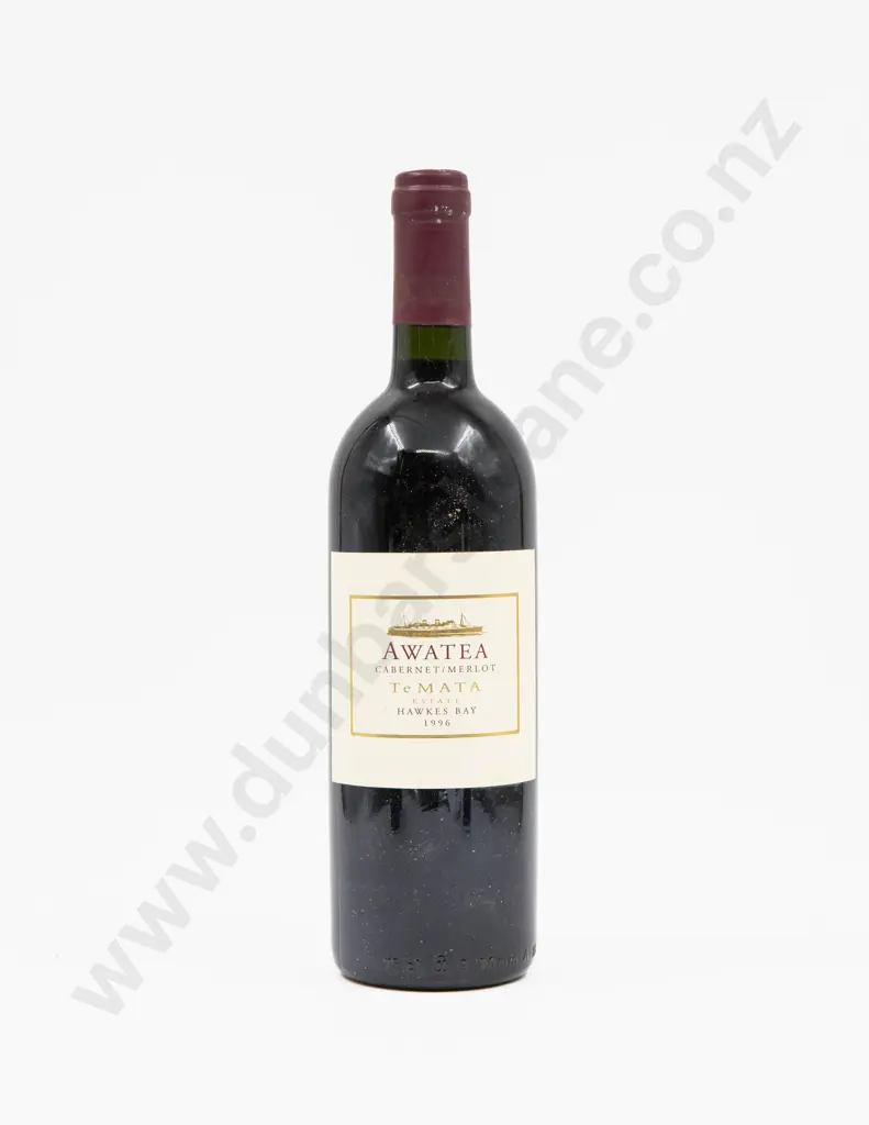 1 Bottle NZ 1996 Te Mata Estate Awatea Cabernet Merlot Image 1++