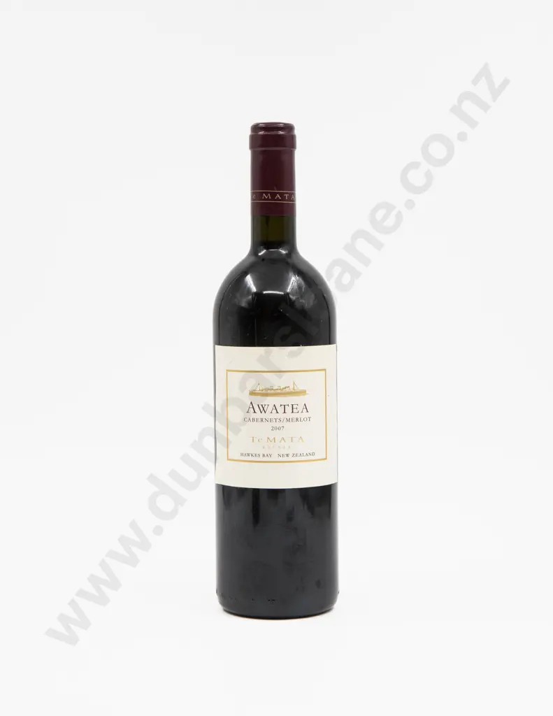 1 Bottle NZ 2007 Te Mata Estate Awatea Cabernet Merlot Image 1++