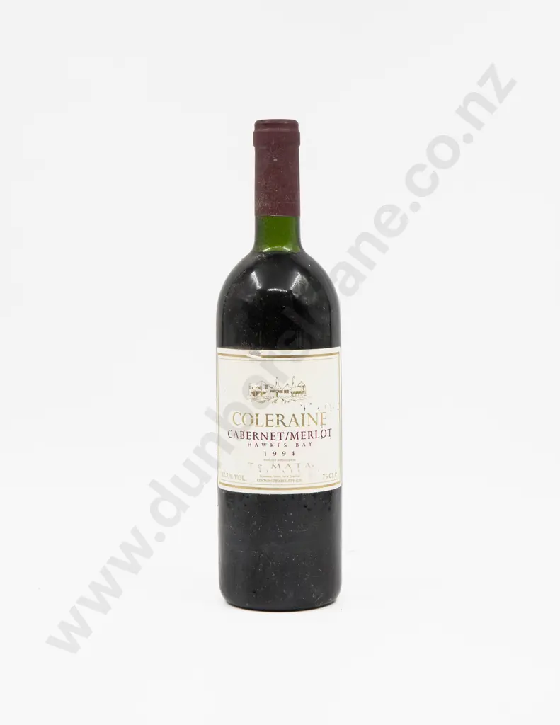 1 Bottle NZ 1994 Te Mata Coleraine Image 1++