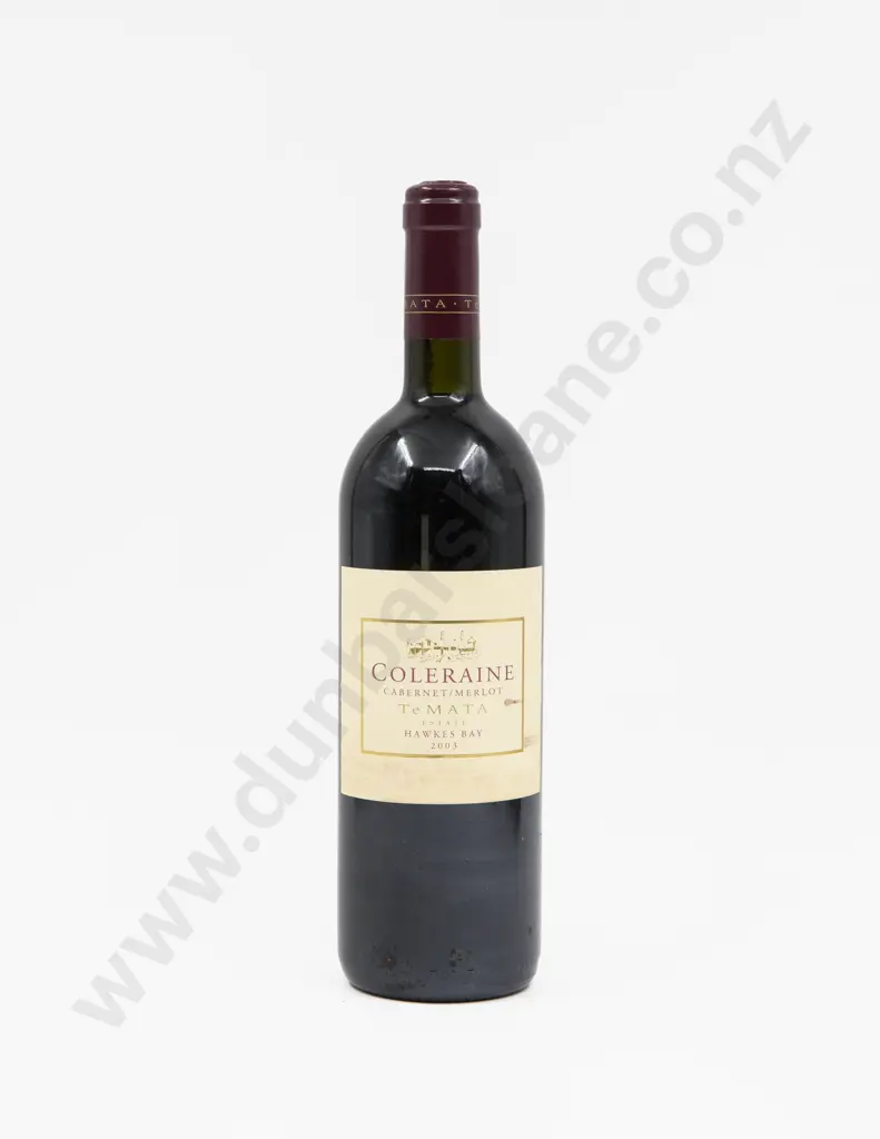 1 Bottle NZ 2003 Te Mata Coleraine Image 1++