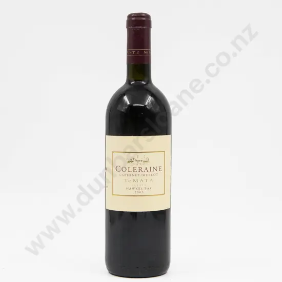 1 Bottle NZ 2003 Te Mata Coleraine