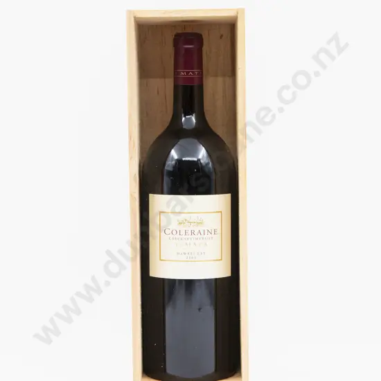 1 Bottle NZ Te Mata 2004 Coleraine 1500ml in Presentation Crate