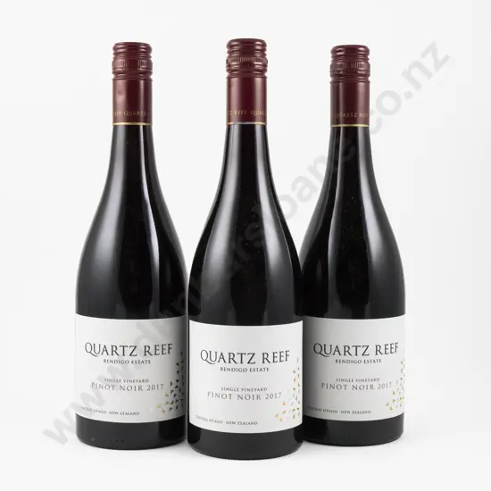 3 Bottles NZ 2017 Quartz Reef Bendigo Estate Pinot Noir