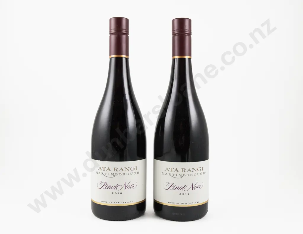 2 Bottles NZ 2016 Ata Rangi Pinot Noir Image 1++