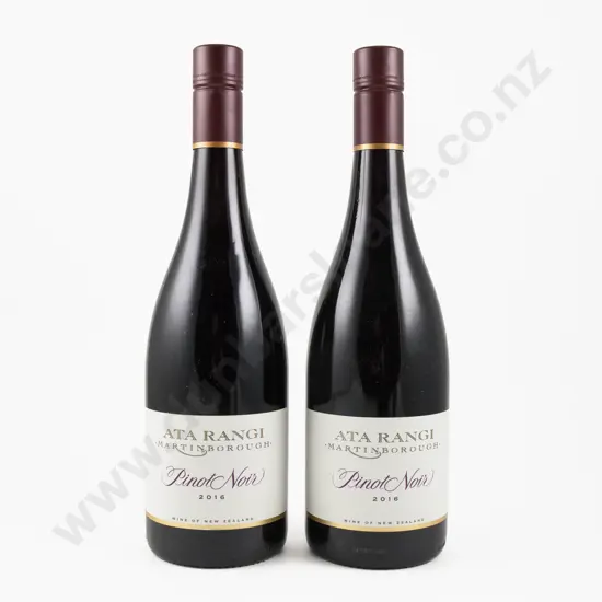 2 Bottles NZ 2016 Ata Rangi Pinot Noir