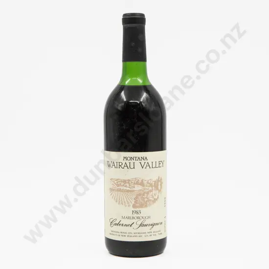 1 Bottle NZ 1983 Montana Wairau Valley Cabernet Sauvignon