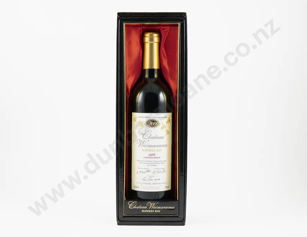 1 Bottle NZ 1995 Chateau Waimarama Cabernet Merlot Image 1++