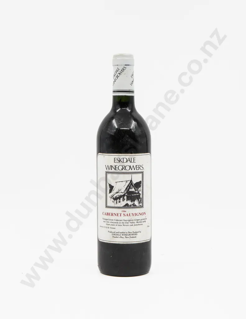 1 Bottle NZ 1986 Eskdale Winegrowers Cabernet Sauvignon Image 1++